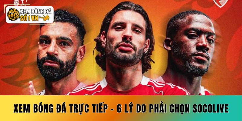 Xem Bóng Đá Trực Tiếp - 6 Lý Do Phải Chọn Socolive 1 Xem Bóng Đá Trực Tiếp - 6 Lý Do Phải Chọn Socolive